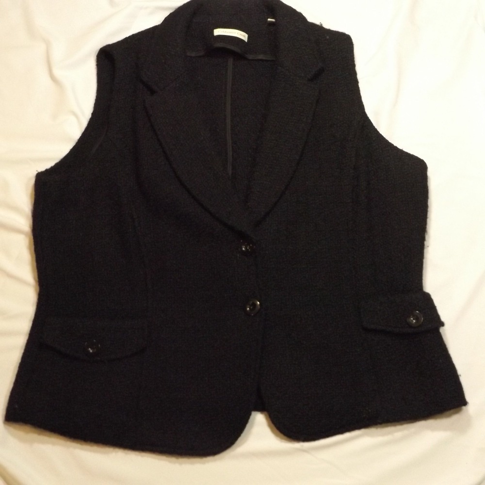Coldwater Creek Winter Vest Heavy Weight, Wool Blend, Size XL